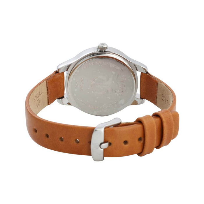 Titan Women's Quartz Watch with Analog Display and Leather Bracelet 2481SL06