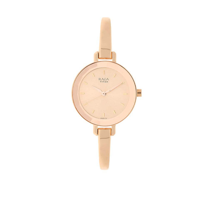 Titan Women's Quartz Watch with Analog Display and Stainless Steel Bracelet 2575WM01