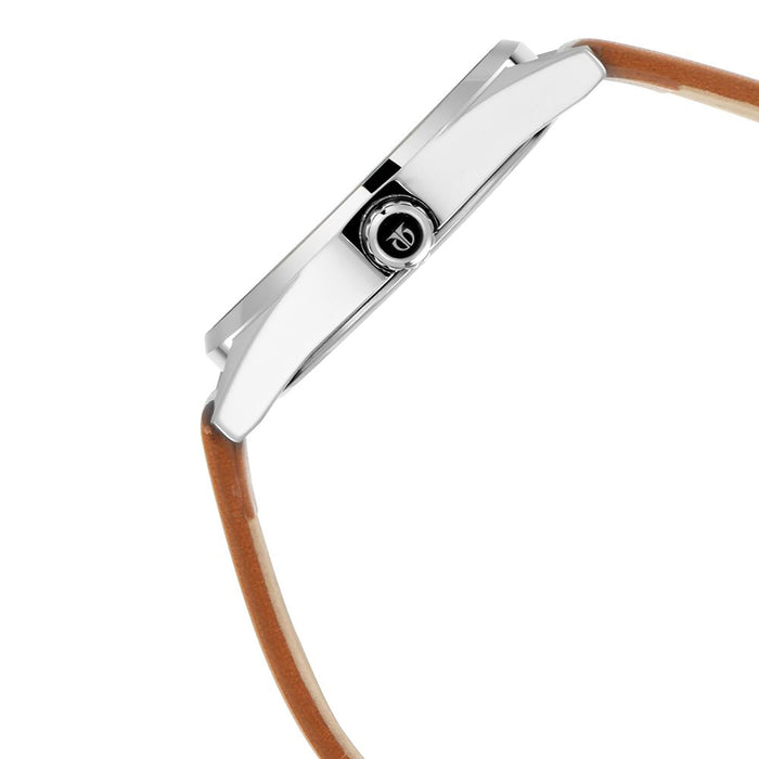 Titan Workwear 1729SL03 Leather Band Round Analog Watch for Men - Camel, strap