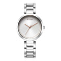 Titan Workwear Quartz Analog Silver Dial Silver Stainless Steel Strap Watch for Women 2480SM12