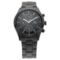 Titan Workwear Watch with Black Dial & Black Metal Strap 1805NM01