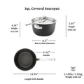 Titum Fusion Covered Saucepan