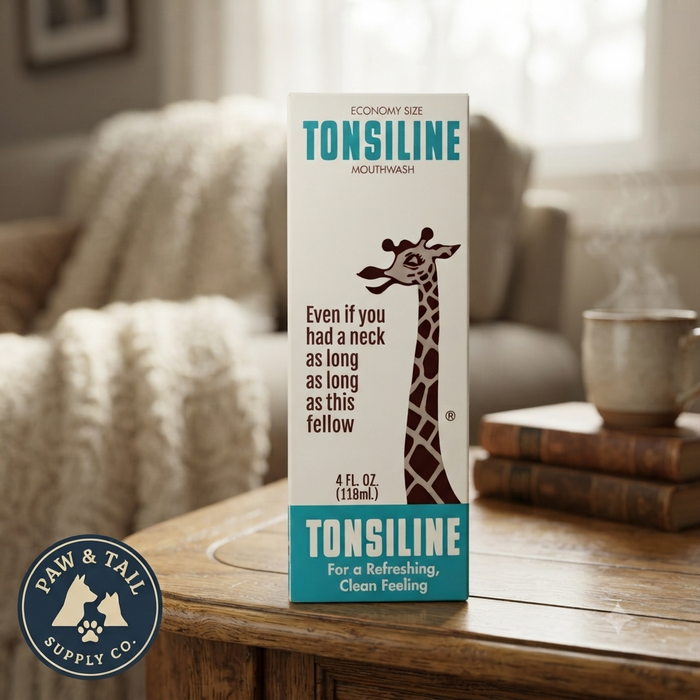 Tonsiline Throat Gargle Mouthwash Goodbye Sore Throat 4 oz.
