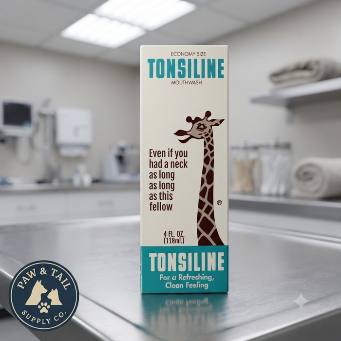 Tonsiline Throat Gargle Mouthwash Goodbye Sore Throat 4 oz.