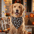 Top Performance Halloween Glow Ghost Pet Bandana Hav-A-Hank Fun Accessory