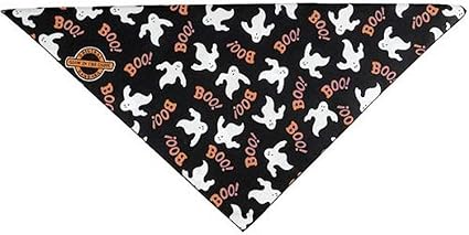 Top Performance Halloween Glow Ghost Pet Bandana Hav-A-Hank Fun Accessory