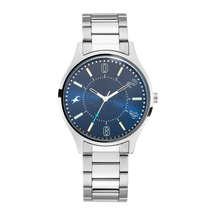 Tripster Blue Dial Stainless Steel Strap Watch