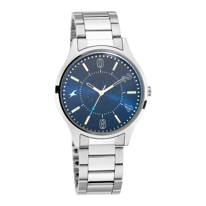 Tripster Blue Dial Stainless Steel Strap Watch