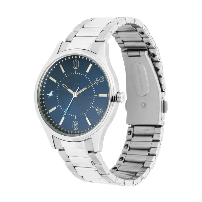 Tripster Blue Dial Stainless Steel Strap Watch
