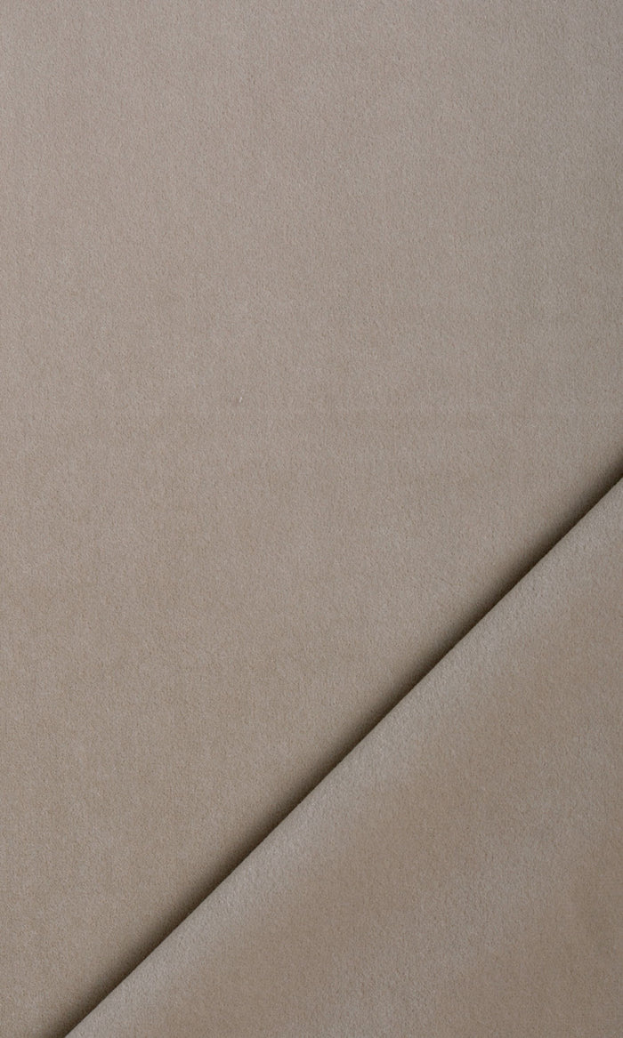 Velvet Home Décor Fabric By the Metre (Taupe)