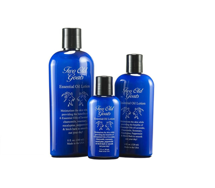 Two Old Goats Essential Lotion for Tired Muscles Nourishing Goat Milk 8 oz. 2-Pack