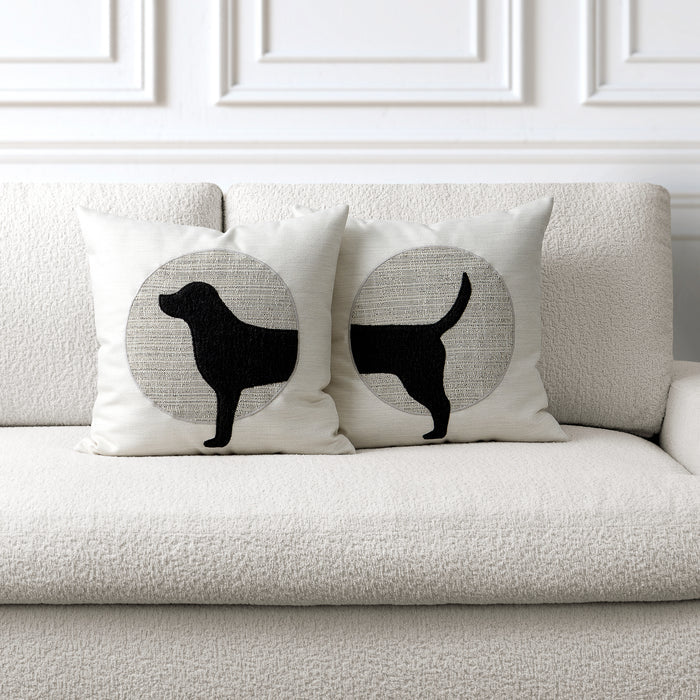 Unconditional Woof (Tail) | 20"x20"