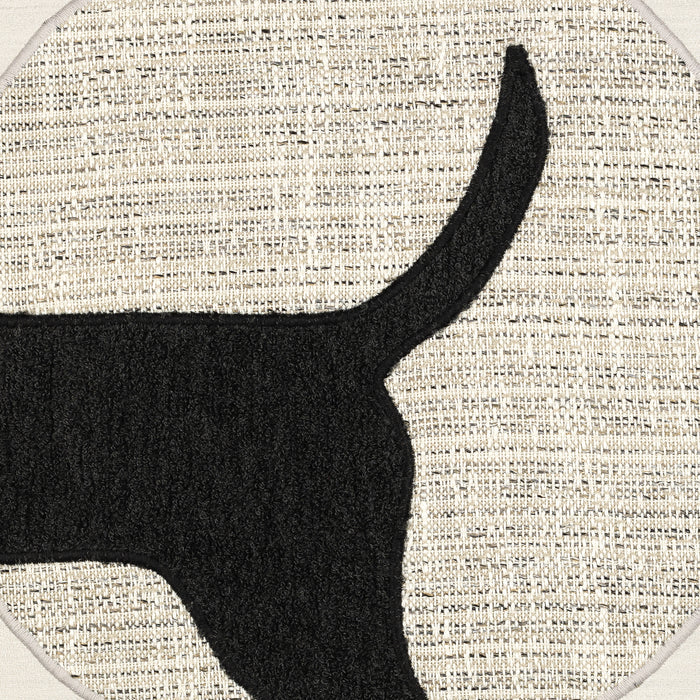 Unconditional Woof (Tail) | 20"x20"
