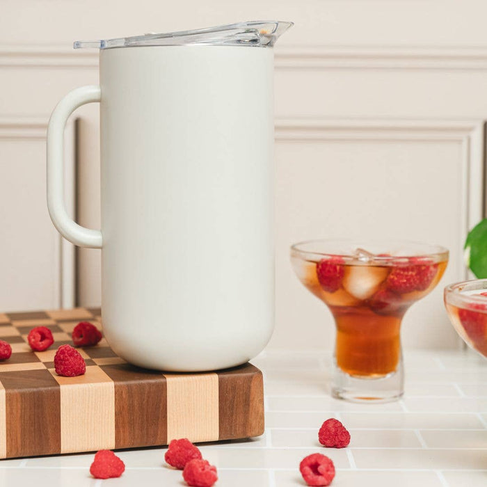 Vacuum Insulated Pitcher - Picnic Party Ready, Bone