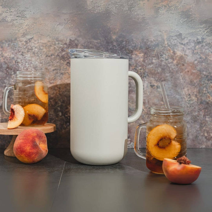 Vacuum Insulated Pitcher - Picnic Party Ready, Bone