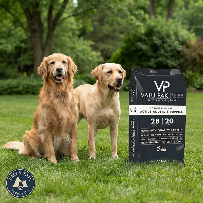 Valu-Pak Free 28-20 Dry Adult Dog Food Grain-Free High Protein 20lbs.