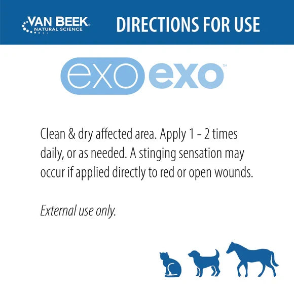 Van Beek ExoExo Multi-Species Natural Skin Health Cream Pet Wound Care 1.25 oz.