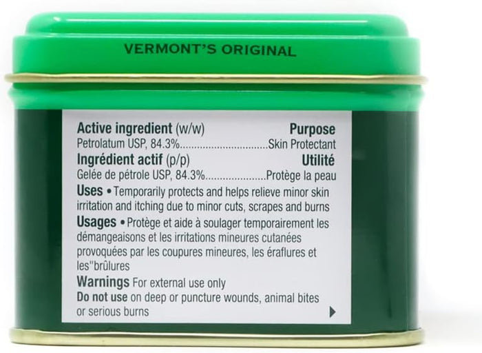 Vermont's Original Bag Balm Tin Utter Ointment 8 oz & 1 oz Pack