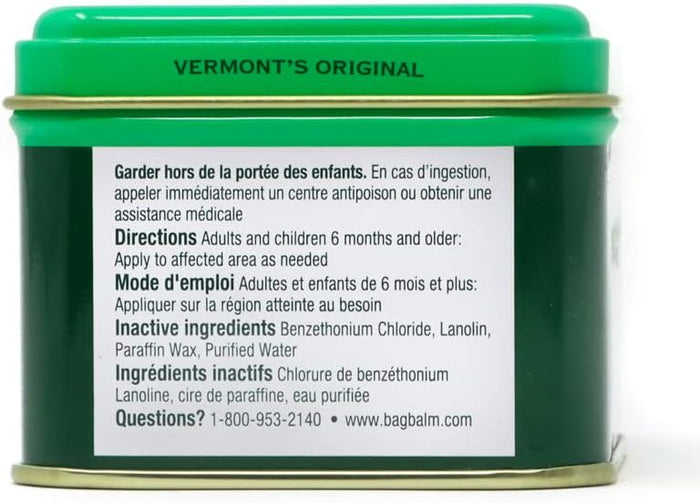 Vermont's Original Bag Balm Tin Utter Ointment 8 oz. 3-Pack
