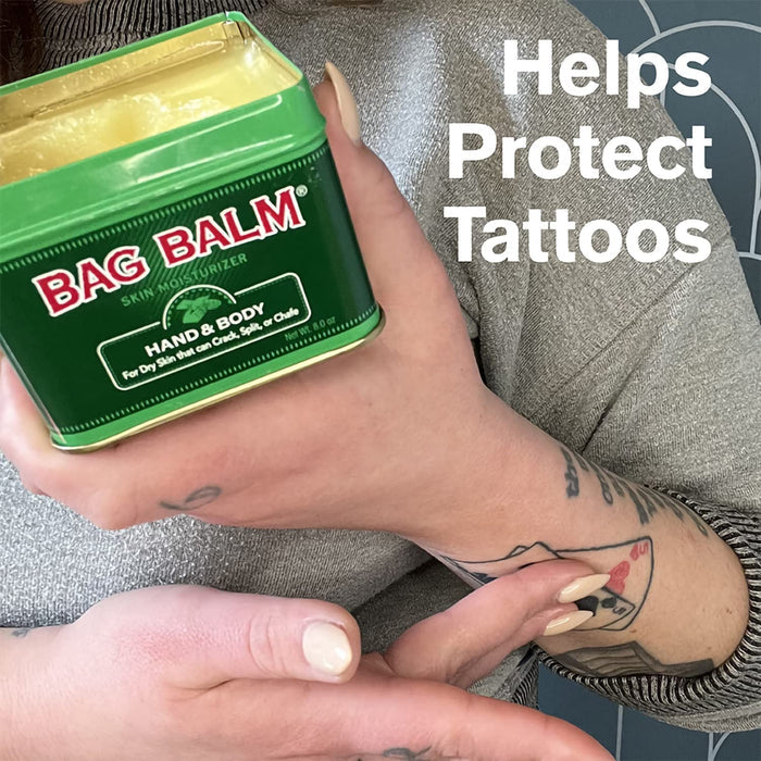 Vermont's Original Bag Balm Tin Utter Ointment 8 oz. Great For Humans Too