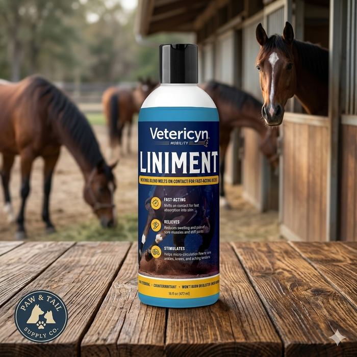 Vetericyn Equine Liniment Horse Muscle Joint Care Support 16 Oz.