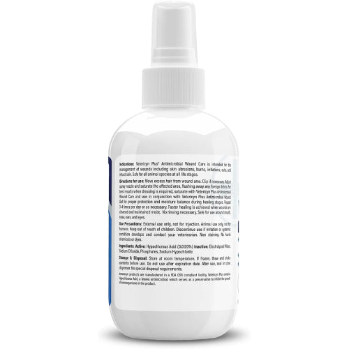 Vetericyn Plus All Animal Dog Wound & Skin Care Pets Cuts Abrasions 3 oz.
