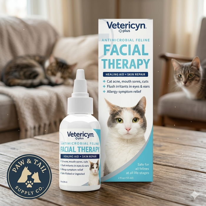 Vetericyn Plus Antimicrobial Feline Facial Therapy 2 oz. Cat Face Skin Repair
