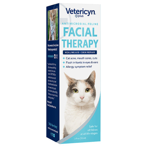Vetericyn Plus Antimicrobial Feline Facial Therapy 2 oz. Cat Face Skin Repair