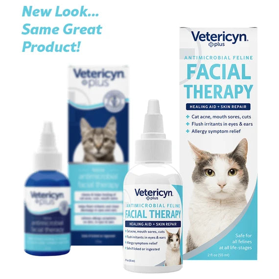 Vetericyn Plus Antimicrobial Feline Facial Therapy 2 oz. Cat Face Skin Repair