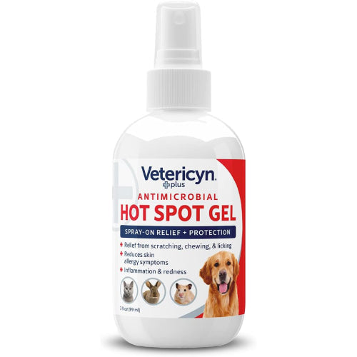 Vetericyn Plus Hot Spot Antimicrobial Gel All Animals 3 oz. 3-Pack