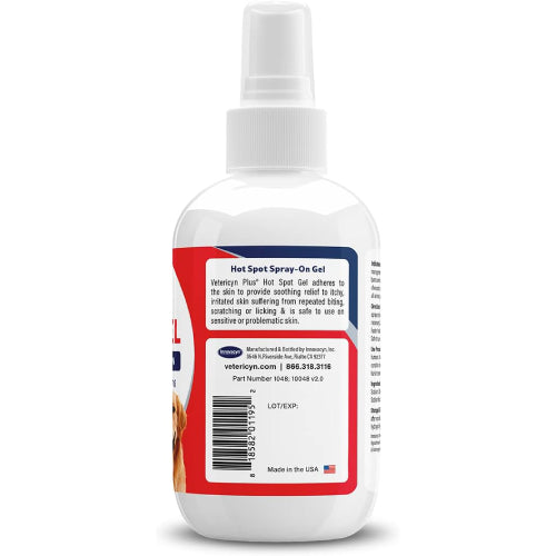 Vetericyn Plus Hot Spot Antimicrobial Gel All Animals 3 oz.