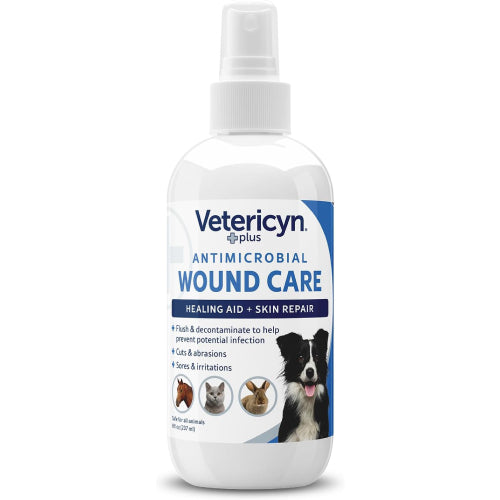 Vetericyn Wound & Skin Care Spray All Animals Hot Spots Rashes Wounds 8 oz. 3PCK