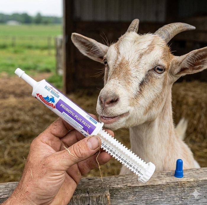 Vet's Plus Bomac Goats Prefer Probiotic Plus Paste Goat Supplement 80cc