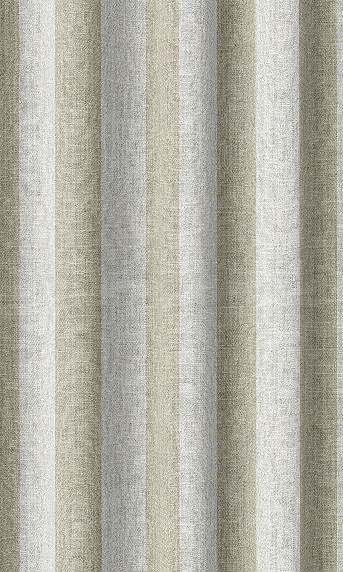 Modern Striped Home Décor Fabric By the Metre (Beige/ White)