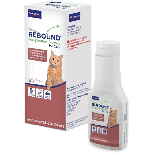 Virbac Rebound Recuperation Formula for Cats Liquid Supplement 5.1 oz