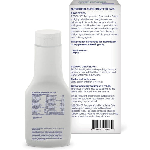 Virbac Rebound Recuperation Formula for Cats Liquid Supplement 5.1 oz