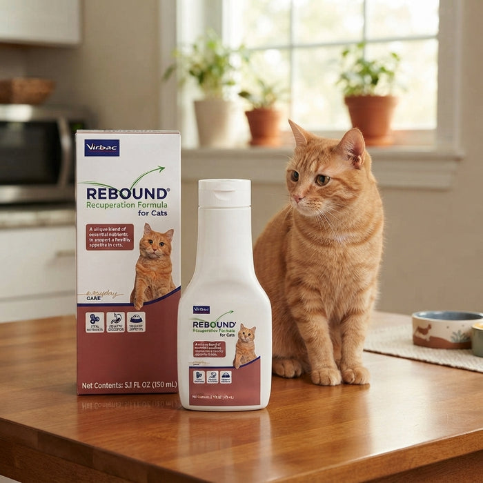 Virbac Rebound Recuperation Formula for Cats Liquid Supplement 5.1 oz