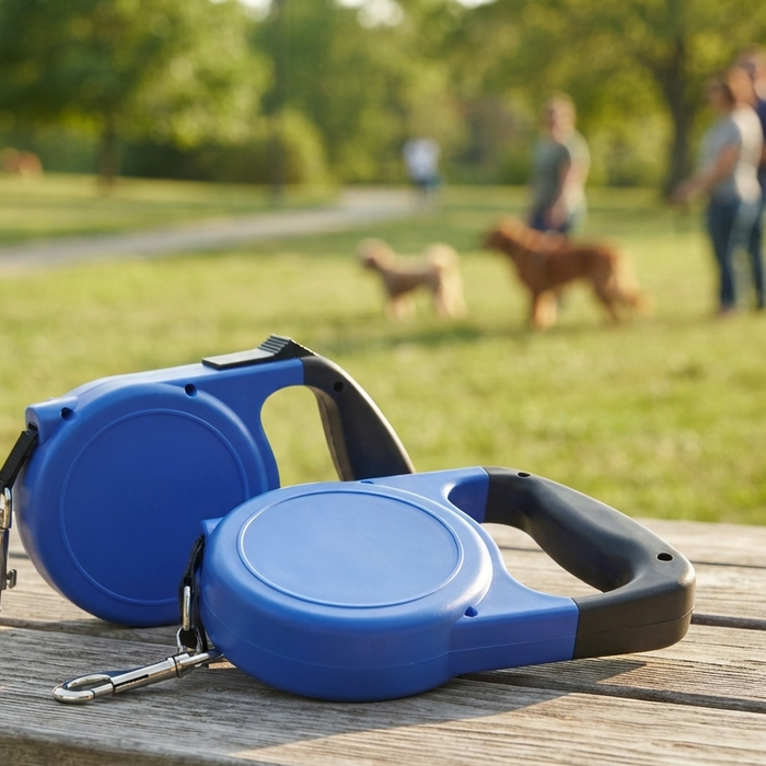 Warren Pet 26 ft Retractable Dog Leash Medium/Large Dogs Up to 60lb 2-Pack