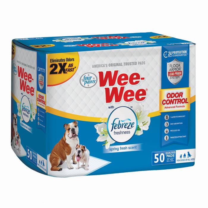 Wee-wee Odor Control Febreze Freshness Pads 50 Count