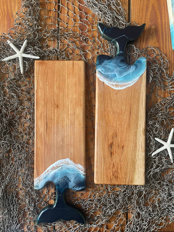 Whale Tail Serving Board: Cherry
