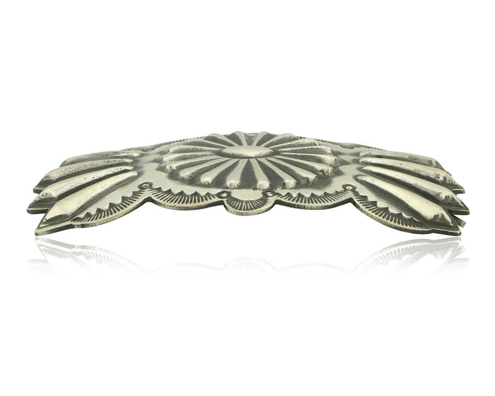 Women's Navajo Hair Clip .925 Silver Handmade Native Artist C.80's