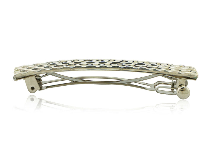 Women's Navajo Hair Clip .925 Silver Handmade Native Artist C.80's