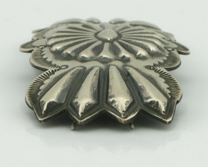 Women's Navajo Hair Clip .925 Silver Handmade Native Artist C.80's