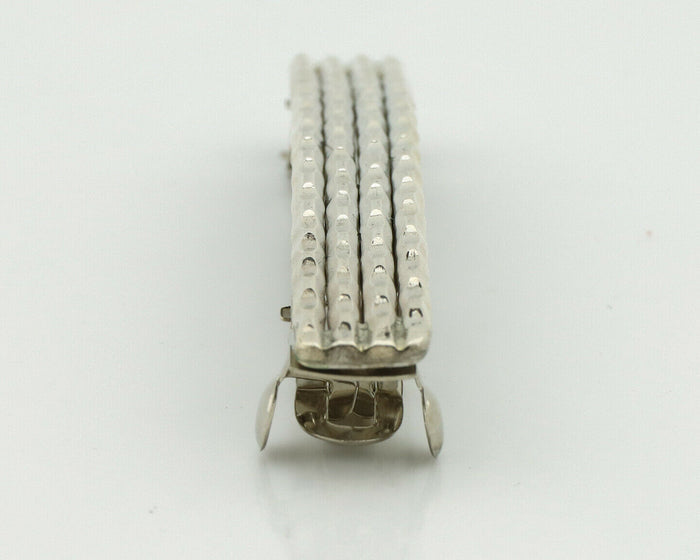 Women's Navajo Hair Clip .925 Silver Handmade Native Artist C.80's