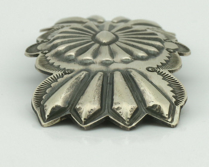 Women's Navajo Hair Clip .925 Silver Handmade Native Artist C.80's