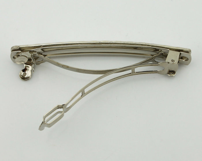 Women's Navajo Hair Clip .925 Silver Handmade Native Artist C.80's