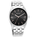 Workwear Black Dial Stainless Steel Strap Watch 1866SM01