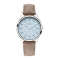 Workwear Watch with Blue Dial & Leather Strap