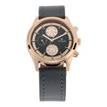 Workwear Watch with Grey Dial & Grey Leather Strap 1805WL01
