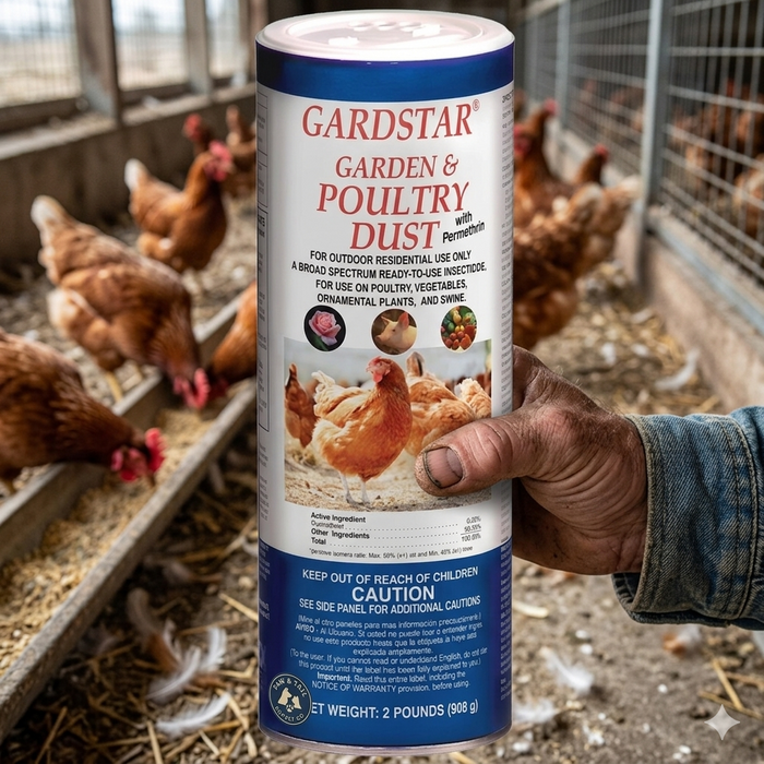 Y-Tex GardStar Garden & Poultry Dust 2 lbs. Ready-to-Use Outdoor Insecticide